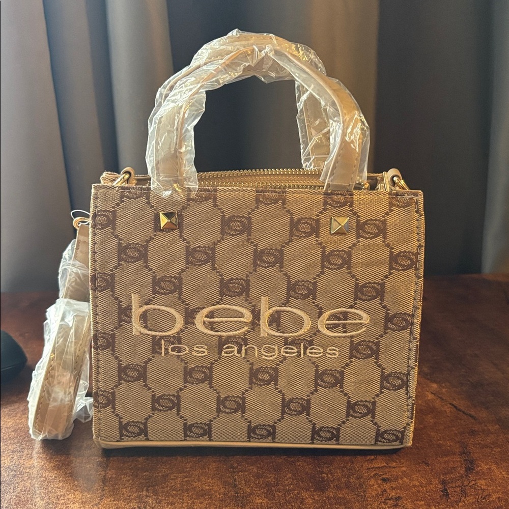 NWT Bebe Tallula Logo Mini Satchel - Picture 3 of 10